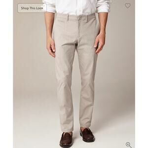 J. Crew 770 Straight-fit tech oxford pant in Khaki Oxford NWT size 36/30